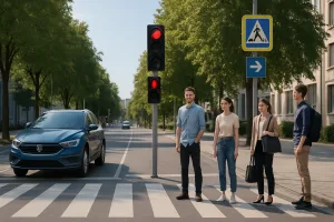Átjáró jelzések: Útmutató a biztonságos átkeléshez